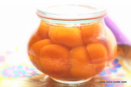 Apricots in Brandy